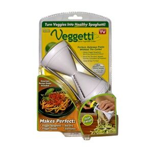 Veggetti Spiral Vegetable Slicer, Makes Veggie Pasta, Yellow